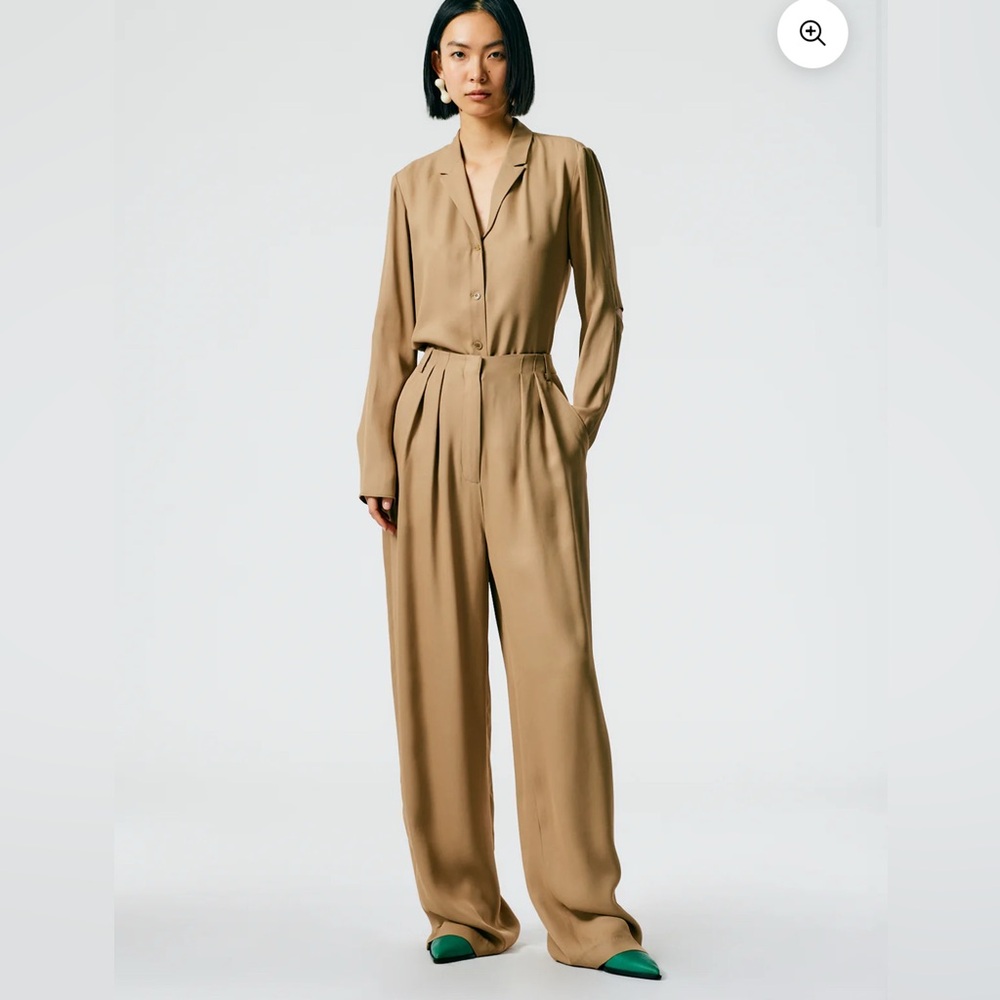 Tibi Eco Acetate Viscose Lauren Trouser - Twill, size 6